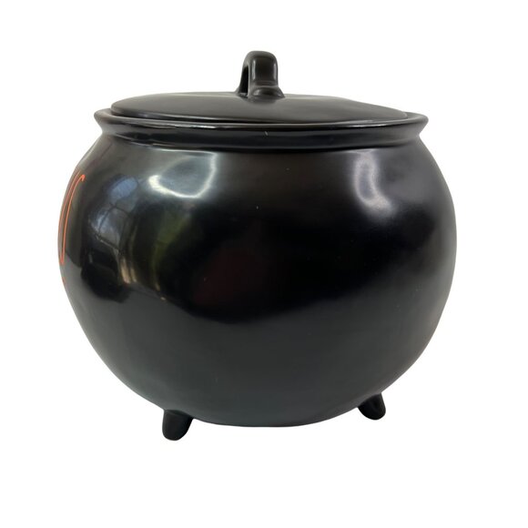 Rae Dunn Black Hocus Pocus Cauldron Canister Halloween Collectible Decor - Picture 2 of 12